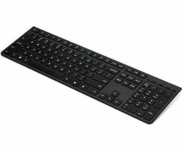 Alt view image 5 of 5 - Lenovo Professional Wireless Rechargeable Keyboard-US English - Wireless Connectivity - Bluetooth/RF - 2.40 GHz - USB Type A Interface - 104 Key(s) - CoPilot Hot Key(s) - English (US) - PC - Scissors
