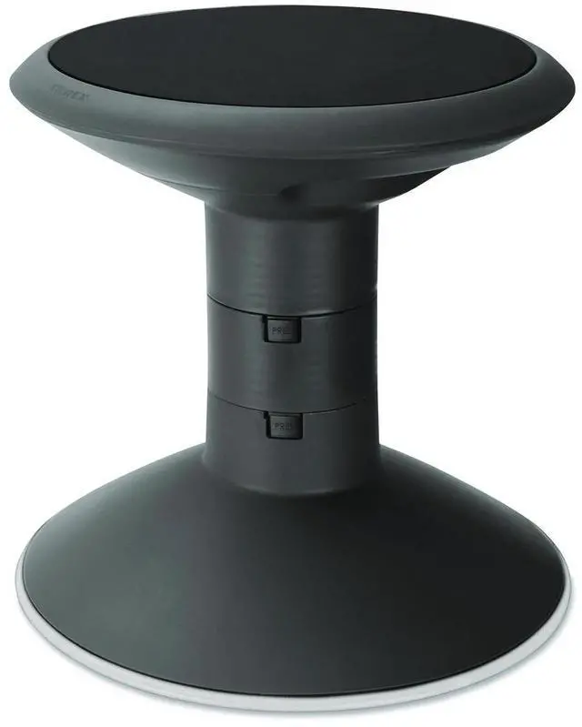 Alt view image 5 of 11 - Storex Wiggle Stool - Black - 13" Length x 13" Width x 18.4" Height STX00300U01C