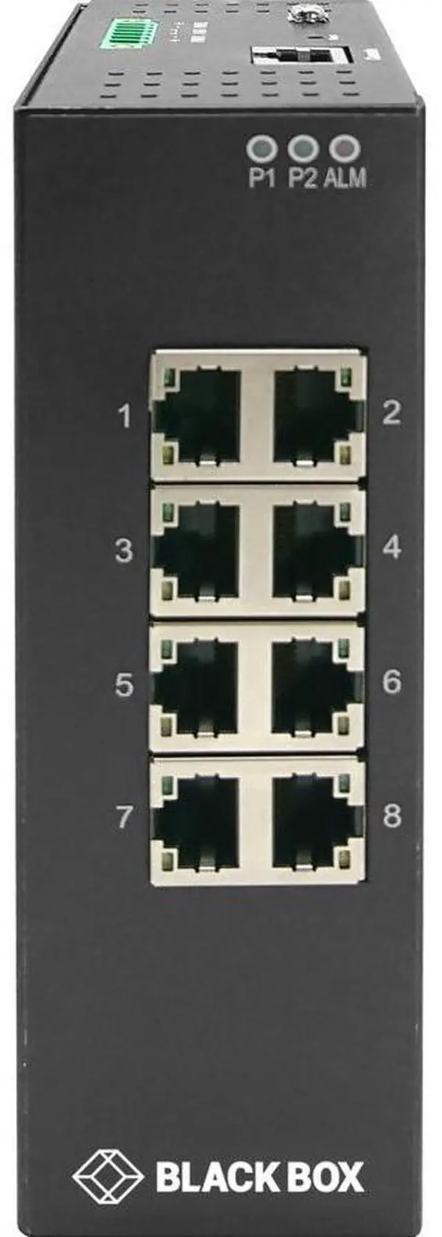 Alt view image 4 of 6 - Black Box Industrial Gigabit Ethernet Managed L2+ Switch - Extreme Temperature (8) RJ-45