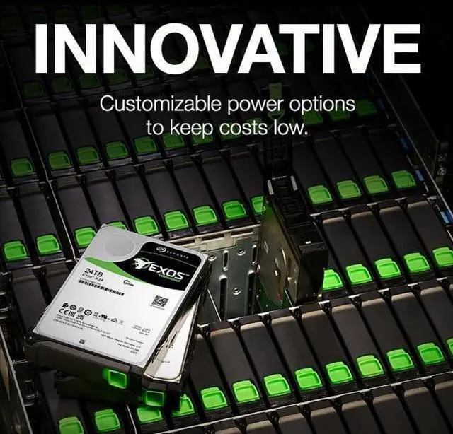 Alt view image 9 of 10 - Seagate 16TB Exos X24 HDD 3.5 SATA 7200 ISE Bare Hard Drive