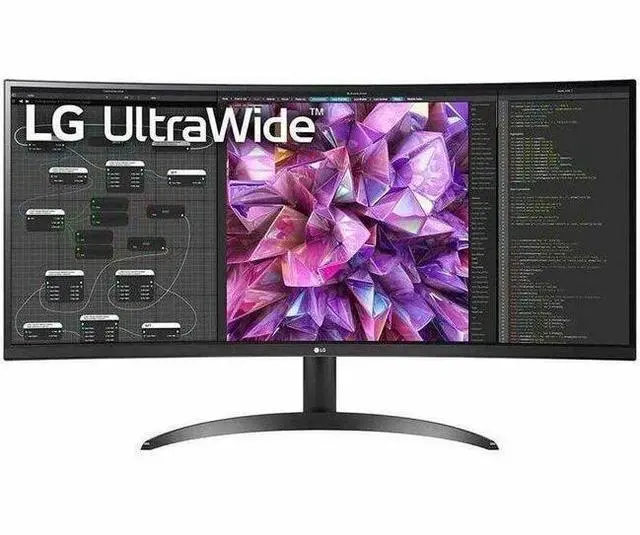 Alt view image 5 of 15 - LG 34BQ60QC-B 34" UW-QHD Curved Screen LCD Monitor - 21:9 - 34" Class - In-plane Switching (IPS) Technology - 3440 x 1440 - HDMI - DisplayPort
