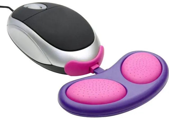 Main image of Mousebean Ergonomic Hand Rest Violet/Cerise HM68945