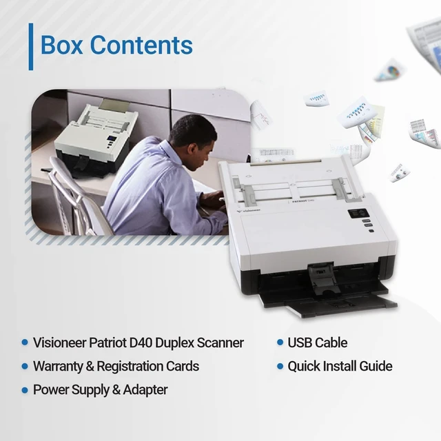 Alt view image 11 of 13 - XEROX PD40-U VISIONEER PATRIOT D40 (60/120 PPM)