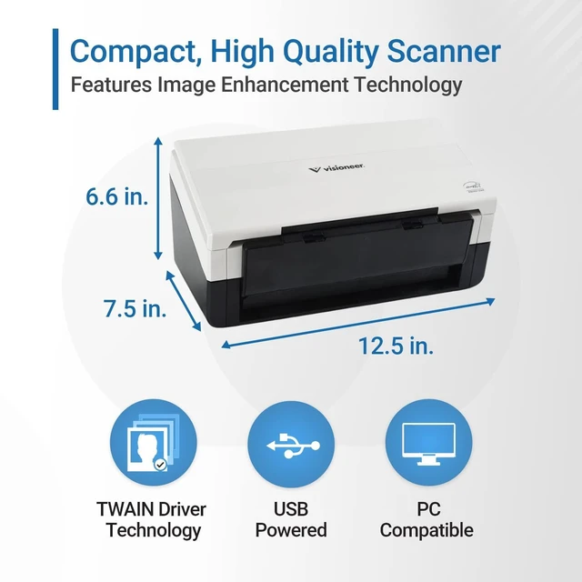 Alt view image 13 of 13 - XEROX PD40-U VISIONEER PATRIOT D40 (60/120 PPM)
