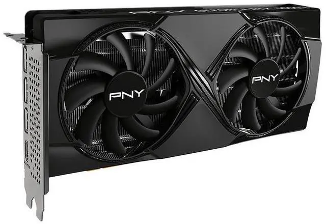 Alt view image 10 of 11 - PNY GeForce RTX 5060 Ti 16GB Dual Fan GPU - NVIDIA Blackwell Architecture, 16 GB GDDR7, 2572 MHz Boost Clock, 448 GB/s Memory Bandwidth, 128-bit Memory Interface, 180W Max Power Consumption
