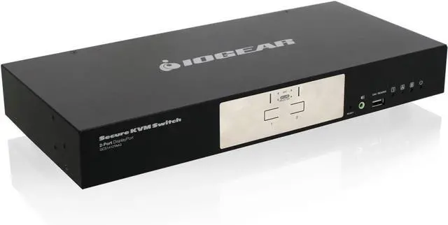 Alt view image 4 of 18 - IOGEAR 2-Port DisplayPort Secure KVM Switch (TAA)