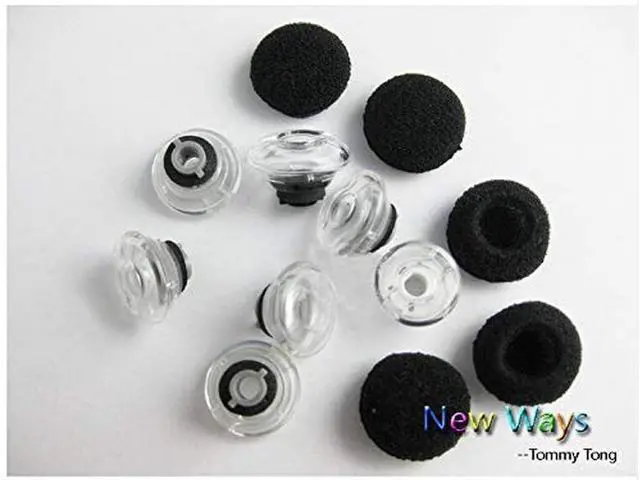 Alt view image 5 of 6 - Poly Voyager Legend Medium Eartips and Foam Covers 3pc 85S04AA