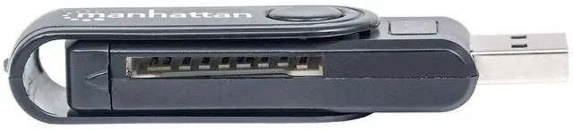 Alt view image 13 of 17 - Manhattan Usb 3.0, External Mini Card 24-In-1 Card Reader Writer Easily Download
