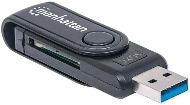 Alt view image 12 of 17 - Manhattan Usb 3.0, External Mini Card 24-In-1 Card Reader Writer Easily Download