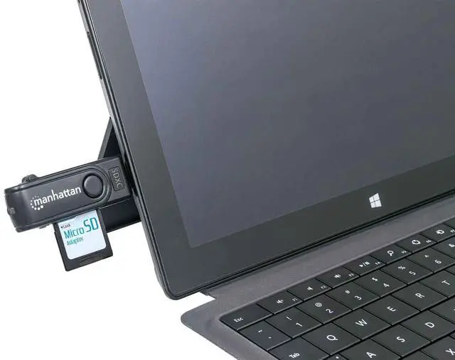 Alt view image 17 of 17 - Manhattan Usb 3.0, External Mini Card 24-In-1 Card Reader Writer Easily Download