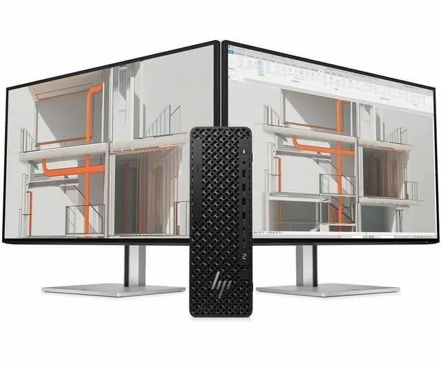 Alt view image 4 of 7 - HP Z2 G1i Workstation Intel Core Ultra 5 245K 32 GB 1 TB SSD Small Form Factor Black Intel W880 Chip Windows 11 Pro NVIDIA RTX A400 4 GB Graphics English Keyboard Ethernet BN5L1UTABA