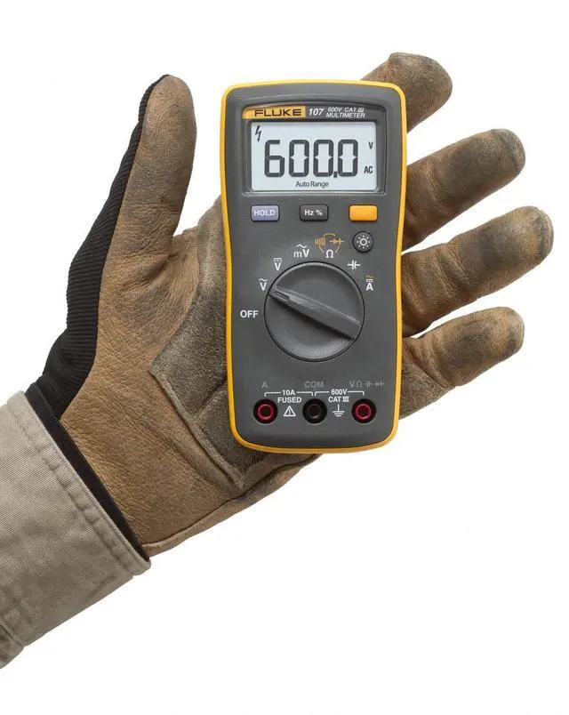 Alt view image 11 of 11 - Fluke 107 Ac/dc Current Handheld Digital Multimeter
