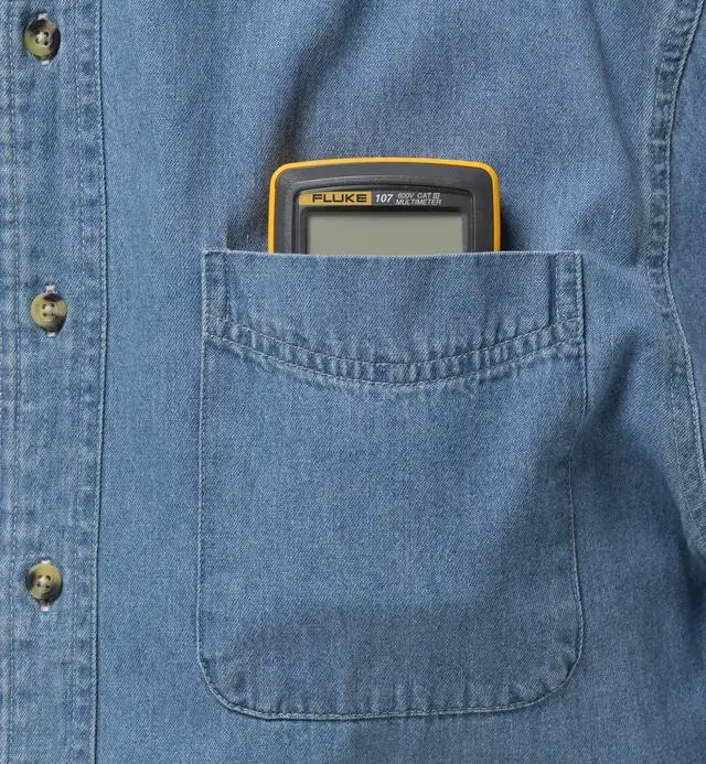 Alt view image 10 of 11 - Fluke 107 Ac/dc Current Handheld Digital Multimeter