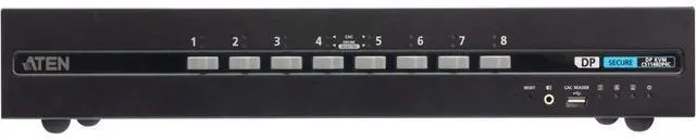 Main image of ATEN CS1148DP4C 8-Port USB DisplayPort Dual Display Secure KVM Switch with CAC