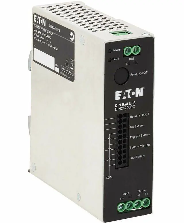 Main image of Eaton 240W 24V DC DIN Rail Industrial UPS Hardwire Input/Output