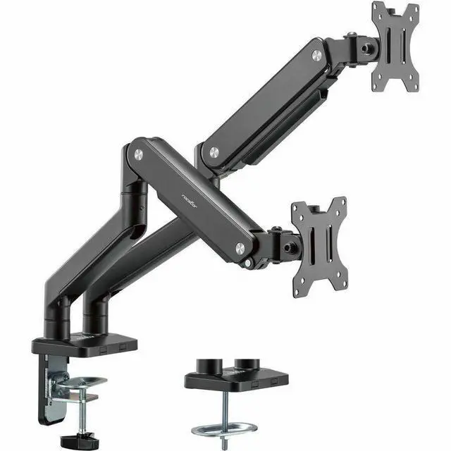 Alt view image 3 of 3 - Rocstor ErgoReach Mounting Arm for Monitor Black Landscape/Portrait