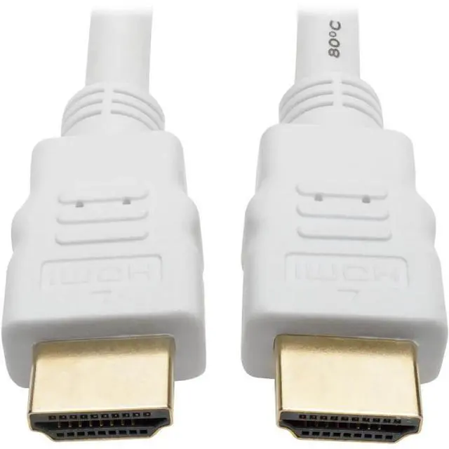 Alt view image 17 of 20 - Tripp Lite P568-010-WH High-Speed HDMI 4K Cable (M/M), White, 10 ft.