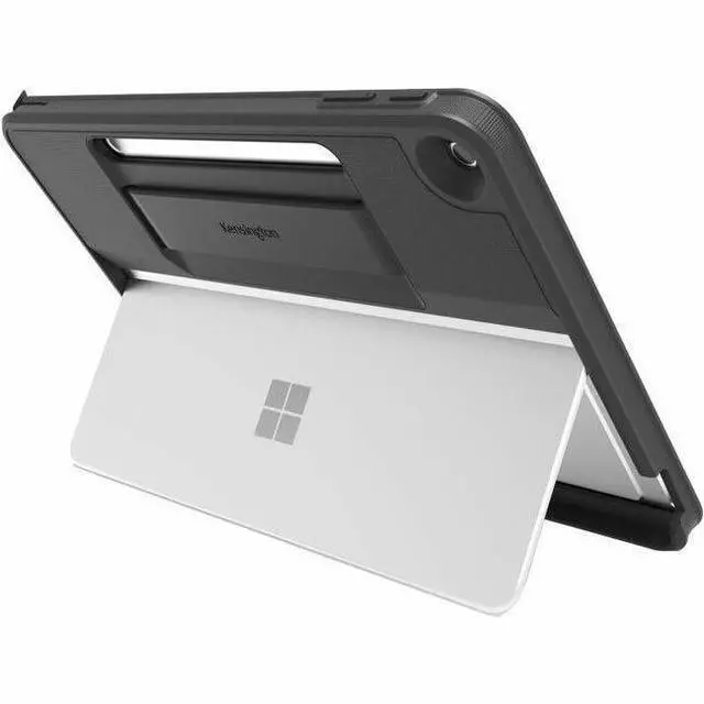Alt view image 8 of 14 - Kensington BlackBelt Rugged Carrying Case for 12" Microsoft Surface Pro Tablet - Black - Drop Resistant, Anti-slip, Heat Resistant, Dust Resistant, Damage Resistant - Plastic Body - Textured K96543WW