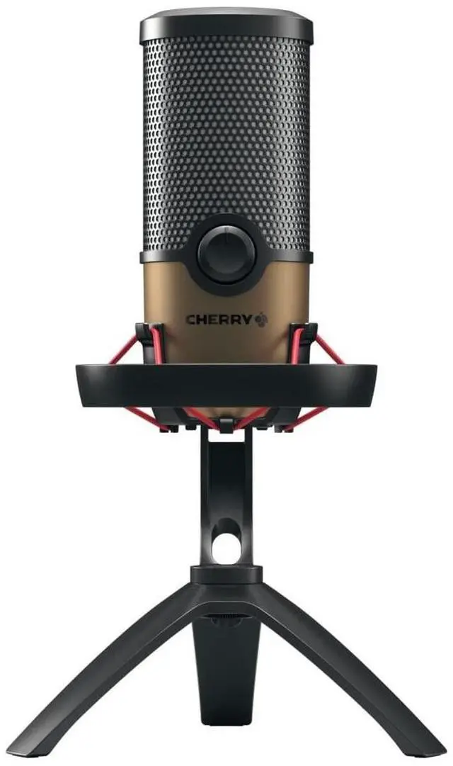 Alt view image 12 of 17 - CHERRY UM 9.0 PRO RGB Wired Microphone - Black, Copper - 8.20 ft - Stereo - 20 Hz to 20 kHz - Cardioid, Bi-directional, Omni-directional - Stand Mountable - USB 2.0