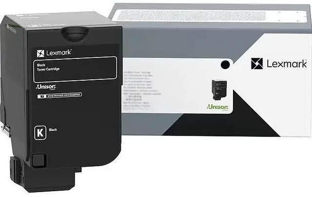Alt view image 2 of 2 - Lexmark CX735 Black 28K Printer Toner Cartridge 81C0X10