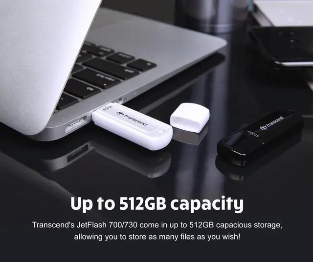 Alt view image 8 of 10 - 256GB Transcend JetFlash 700 USB3.0 Flash Drive