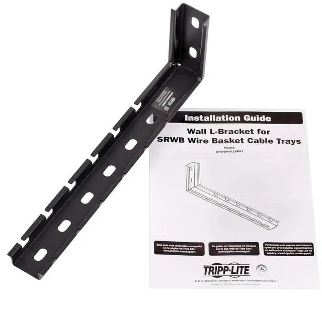 Alt view image 15 of 16 - TRIPP LITE SRWBWALLBRKT WALL L BRACKET FOR 150 MM AND 300 MM WIRE MESH CABLE TRAYS