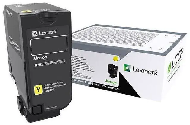 Main image of Lexmark Yellow Toner Cartridge - 12500 Pages - For Lexmark CS735  71C0X40