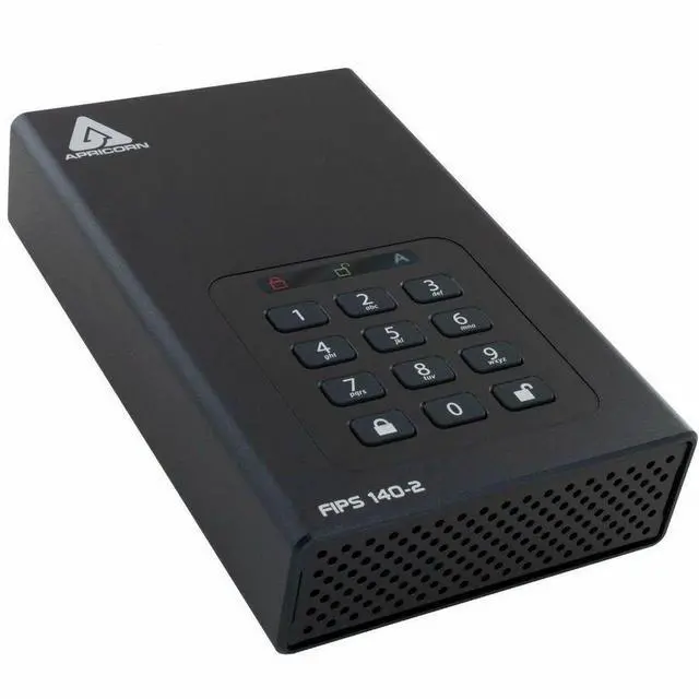 Main image of Apricorn Aegis Padlock DT 24 TB Desktop External  Hard Drive - 3.5" - TAA Compliant (ADT-3PL256F-24TB)