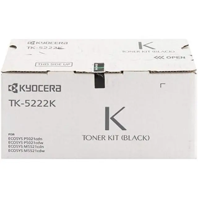 Alt view image 7 of 7 - Kyocera Tk5222c Toner Cartridge, F/ 5021/5521, 1200 Page Yield, Cyn
