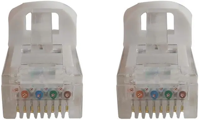 Alt view image 9 of 10 - Tripp Lite Cat6a 10G Snagless Molded UTP Ethernet Cable (RJ45 M/M), PoE, White, 6 ft. (1.8 m) - 6 ft Category 6a Network Cable for Network Device, Switch, Patch Panel, Server, Router, Hub, Computer, P