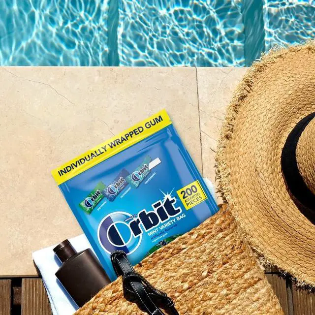 Alt view image 6 of 7 - Orbit Assorted Sugar Free Chewing Gum Bulk Pack 200Ct MMM27955