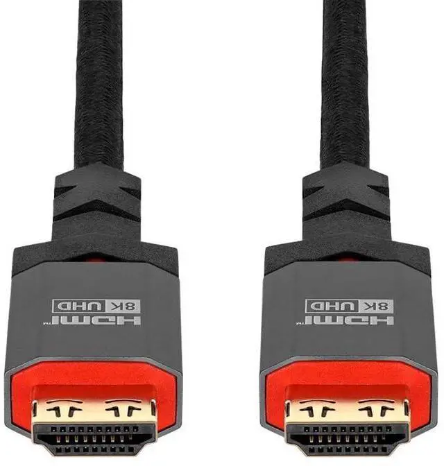 Alt view image 10 of 12 - Monoprice 8K Certified Ultra High Speed HDMI Cable - 25 Feet - Black | Braided - HDMI 2.1, 8K@60Hz, 4k@120Hz, 48Gbps, HDR, VRR, CL3 In-Wall Rated