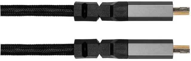 Alt view image 12 of 12 - Monoprice 8K Certified Ultra High Speed HDMI Cable - 25 Feet - Black | Braided - HDMI 2.1, 8K@60Hz, 4k@120Hz, 48Gbps, HDR, VRR, CL3 In-Wall Rated