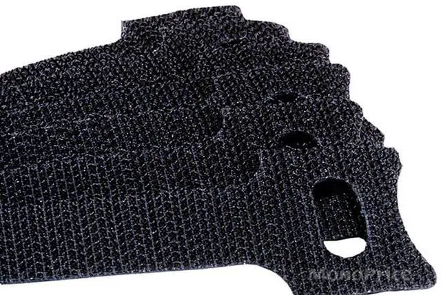 Alt view image 10 of 12 - Monoprice Hook and Loop Fastening Cable Ties, 9in, 100 pcs/pack, Black