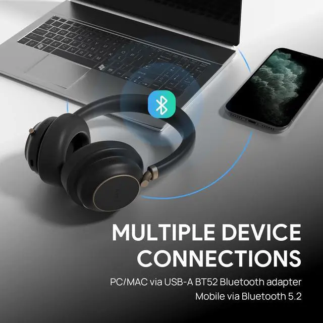 Alt view image 6 of 6 - Yealink BH76 Plus UC Headset