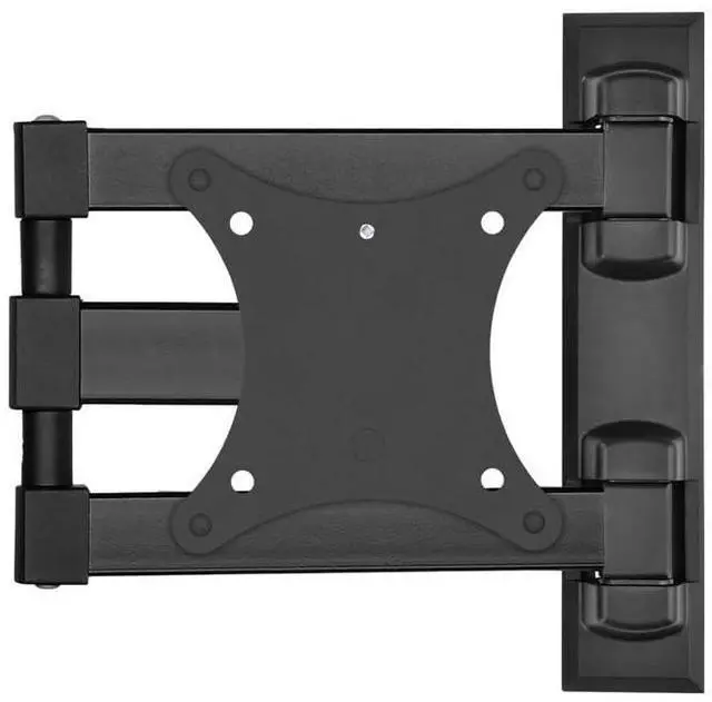 Alt view image 10 of 15 - Monoprice Compact Full Motion Single-Stud TV Wall Mount Bracket for 13" to 37" TVs up to 44lbs, Max VESA 100x100, Works with Concrete, Brick, and Wooden Studs