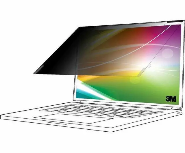 Alt view image 2 of 5 - 3M Bright Screen Privacy Filter for Dell XPS 14 inch 16:10 Aspect Rati Model BPNDE006