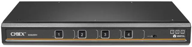 Alt view image 4 of 6 - Vertiv Cybex Sc800 Secure Desktop KVM Switches (SC840DVI-400)