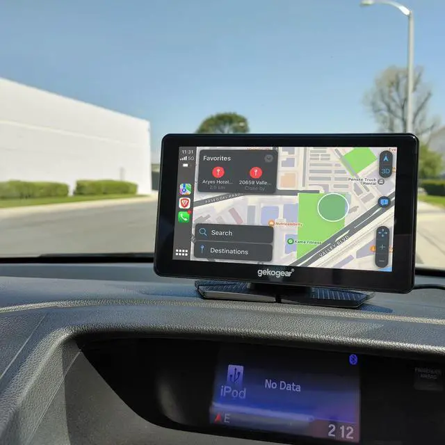 Alt view image 14 of 14 - GekoGear Orbit C100 7" Car Display