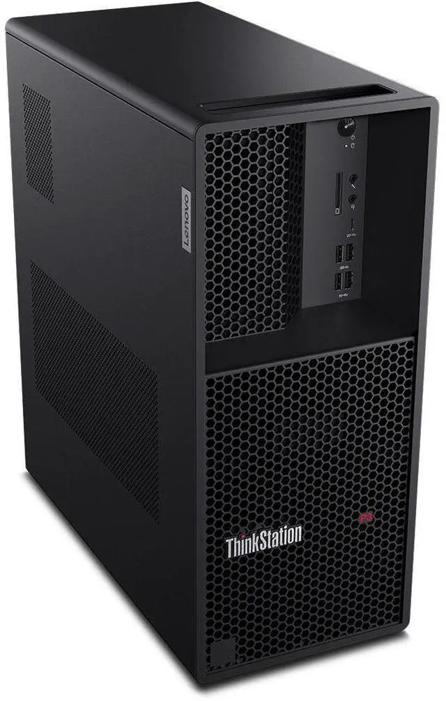 Alt view image 9 of 15 - Lenovo ThinkStation P3 Gen 2 30HT004RUS Workstation - Intel Core Ultra 5 235 - vPro Technology - 16 GB - 512 GB SSD - Windows 11 Pro - Intel Graphics - DVD-Writer - Gigabit Ethernet - Wireless LAN