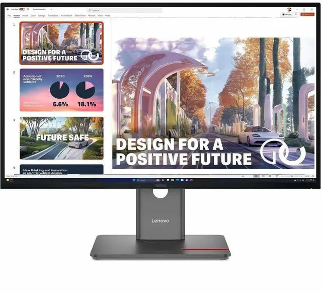 Alt view image 17 of 20 - Lenovo ThinkVision P27QD-40 27" Class WQHD LED Monitor - 16:9 - Raven Black - 27" Viewable - In-plane Switching (IPS) Technology - WLED Backlight - 2560 x 1440 - 1.07 Billion Colors - 350 Ni