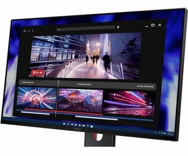 Alt view image 12 of 16 - Lenovo ThinkVision T24-40 24" Class Full HD LED Monitor - 16:9 - Eclipse Black - 23.8" Viewable - In-plane Switching (IPS) Technology - WLED Backlight - 1920 x 1080 - 16.7 Million Colors - 2