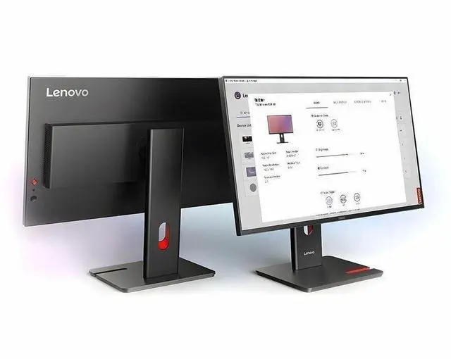 Alt view image 14 of 16 - Lenovo ThinkVision T24-40 24" Class Full HD LED Monitor - 16:9 - Eclipse Black - 23.8" Viewable - In-plane Switching (IPS) Technology - WLED Backlight - 1920 x 1080 - 16.7 Million Colors - 2