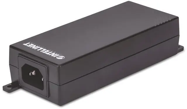 Alt view image 9 of 13 - Intellinet Gigabit High-Power PoE+ Injector, 1 x 30 W Port, IEEE 802.3at/af Compliant, Plastic Housing