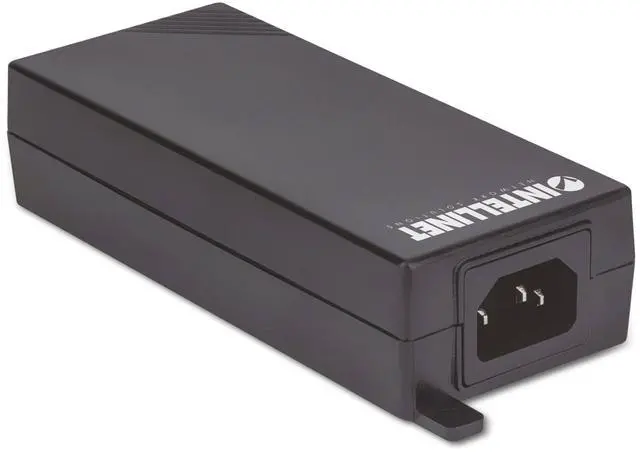 Alt view image 10 of 13 - Intellinet Gigabit High-Power PoE+ Injector, 1 x 30 W Port, IEEE 802.3at/af Compliant, Plastic Housing