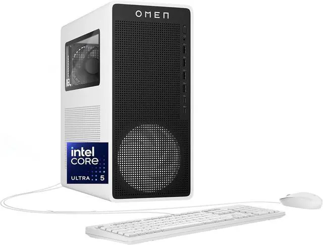 Main image of HP OMEN TG03-0110 Gaming Desktop U5 225F 8GB 512GB SSD RTX 3050 BD7H3AAABA