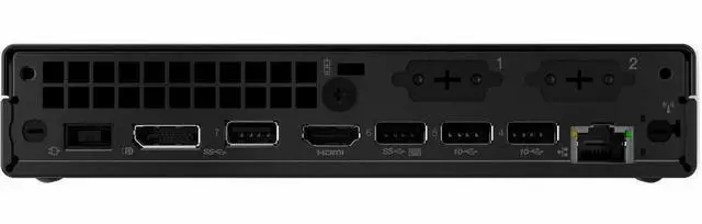 Alt view image 13 of 13 - Lenovo ThinkCentre M70q Gen 6 13A4002DUS Desktop Computer - Intel Core Ultra 7 265T - 16 GB - 512 GB SSD - Tiny - Black - Intel Q870 Chip - Windows 11 Pro - Intel DDR5 SDRAM - English Keyboard - IEEE