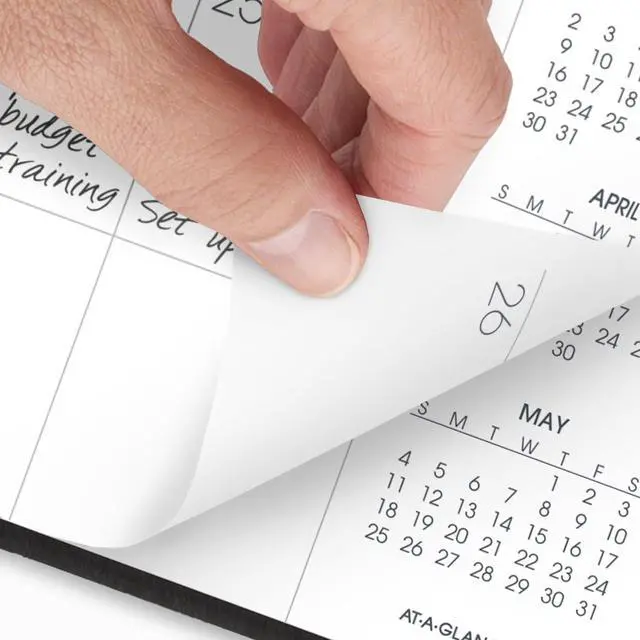 Alt view image 3 of 7 - AT-A-GLANCE® 2026 15-Month Monthly Planner, Black, Large, 9" x 11"