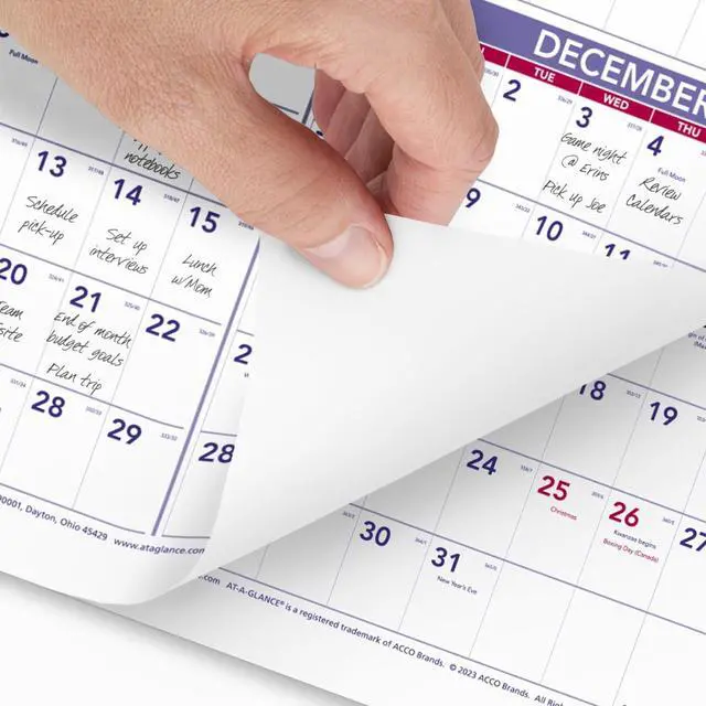 Alt view image 2 of 4 - AT-A-GLANCE® 2026 Yearly Wall Calendar, Extra Large, 24" x 36"