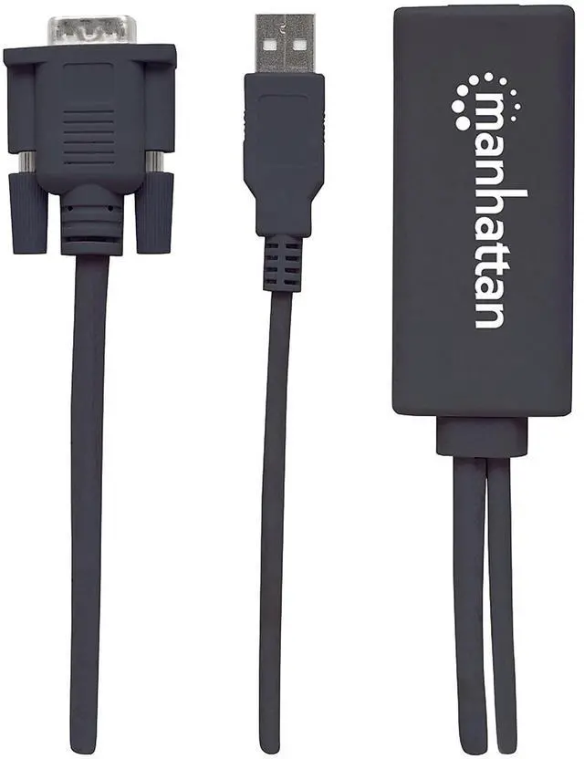 Alt view image 17 of 18 - Manhattan VGA and USB to HDMI Converter - Functions: Signal Conversion - USB, VGA - 1920 x 1080 - Mac, PC - External